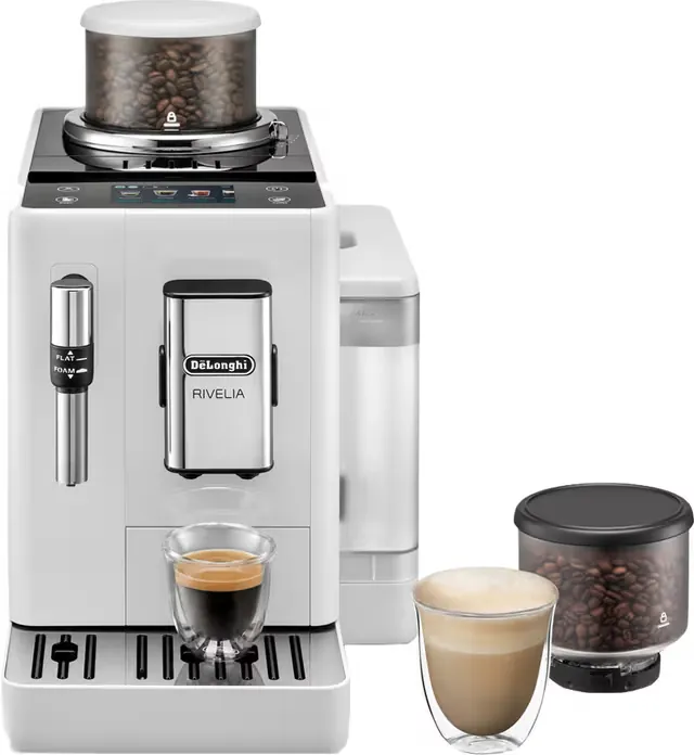 DeLonghi Rivelia espressomaskin EXAM440.35.W (hvit)