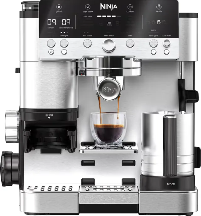 Ninja Luxe Café Premier espressomaskin ES601EU (sølv)