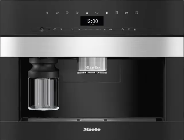 Miele Bygg-inn kaffemaskin CVA 7445 (rustfritt stål CleanSteel)